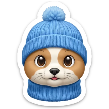 Winter Beanie Pet sticker