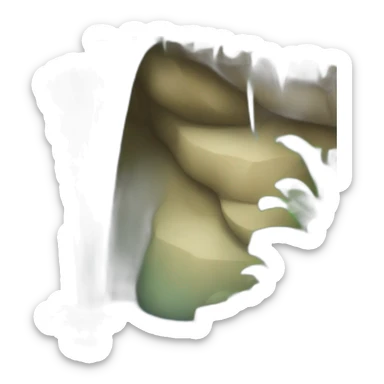 water spring 2.5D sticker