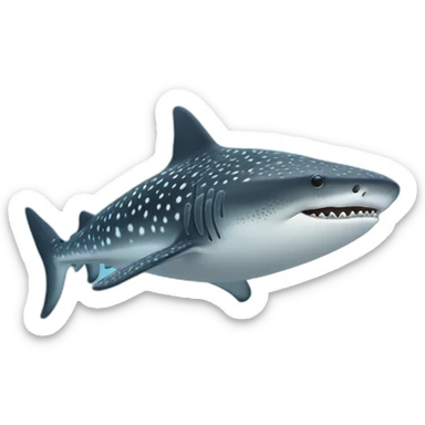 Whale shark sticker