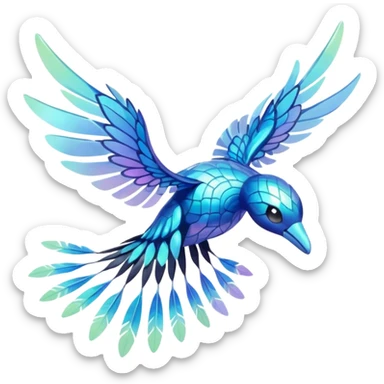 Elemental Flying-type-Water-type natural Pokémon-Fakémon-creature sticker