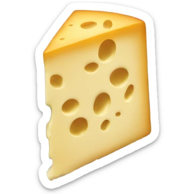 Cheese on the point of Empire State Building  sticker