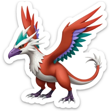 Latias-Silvally-Noivern-Fusion (full body) sticker