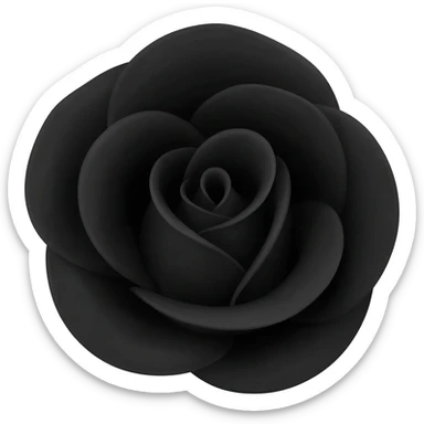 black rose sticker