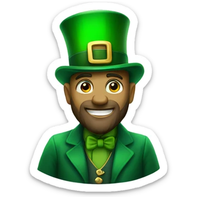 luck of the irish shiny sticker