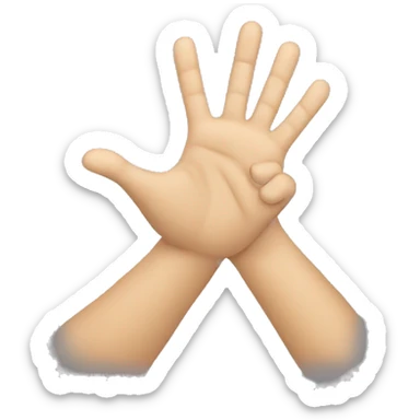 swiss friends high five sticker