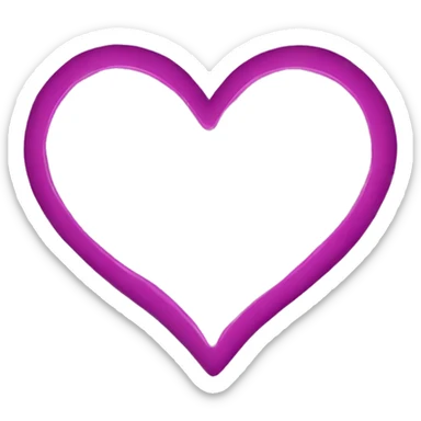 Heart sticker