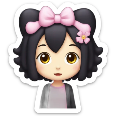 Kuromi sanrio sticker