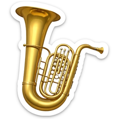 emoji :lustige fette Tuba sticker