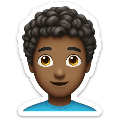 Young men with blue eyes sticker