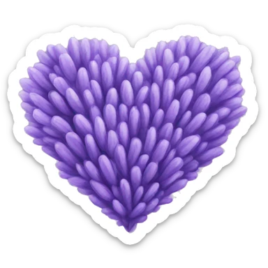 Lavender Heart  sticker