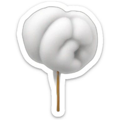 cotton ear bud sticker