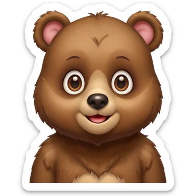 Oso enamorado  sticker