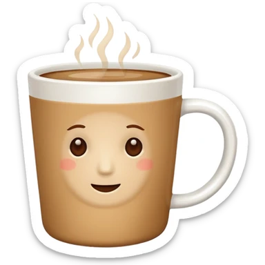 flat white coffee  sticker