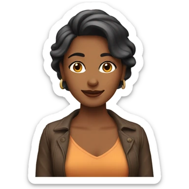 Mujer hermosa sticker