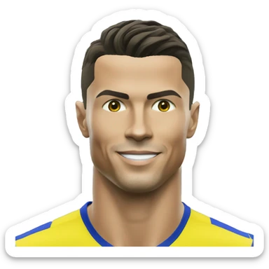Cristiano Ronaldo in Al Nassr sticker