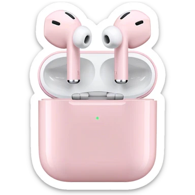 Light Pink AirPods sticker