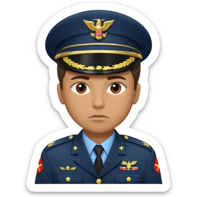 Sargento fuerza armada sticker