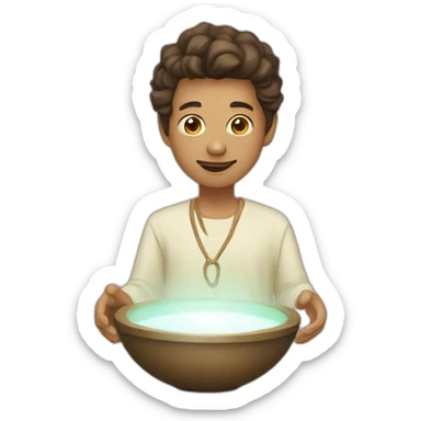 sound bowl healer sticker