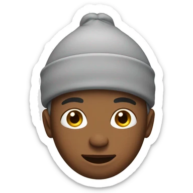 Garçon avec bonnet de bain sticker