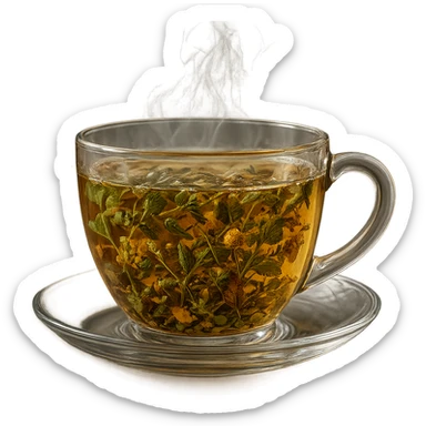 TAZZA DI TISANA DRENANTE, IPERREALISTICA 4K sticker