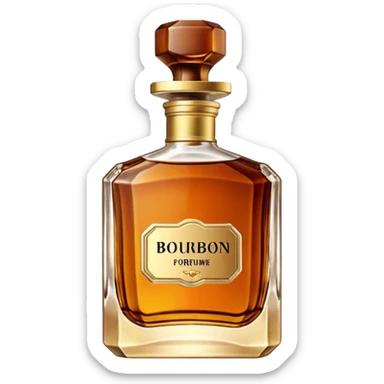 asad bourbon perfume sticker