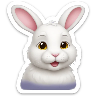 bunny sticker
