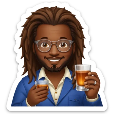 T-PAIN HOLDING A SHOTGLASS sticker