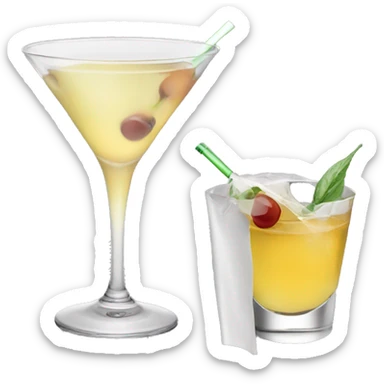 the alcohol drink “pornstar martini”  sticker