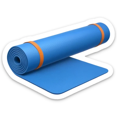 open yoga mat sticker