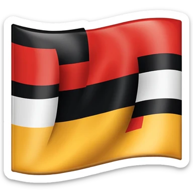 The flag of Germany in 1940 sticker