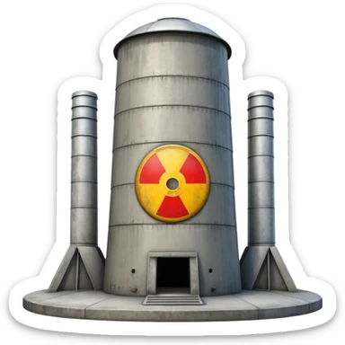 nuclear missile silo sticker