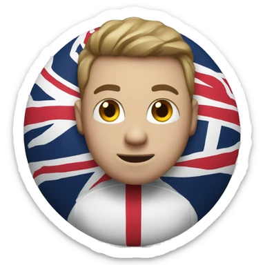 💯 with the England flag and a football sticker