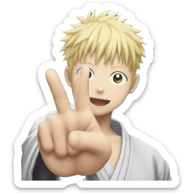 Jujutsu kaisen sukuna domain expansion hand sign  sticker