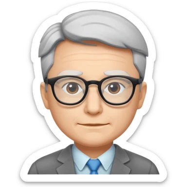 Gojo with glasses and no wrinkles sticker