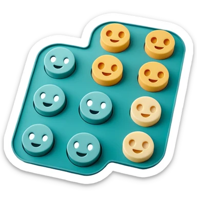 Silicone cake mold sticker