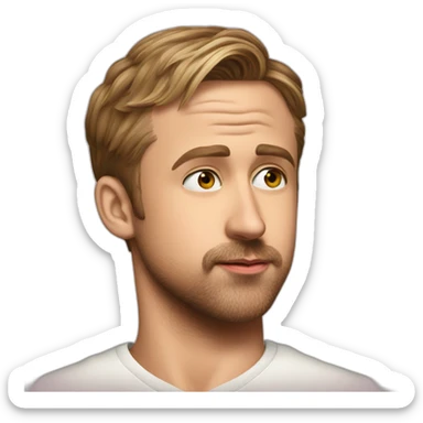 ryan gosling sending a kiss sticker