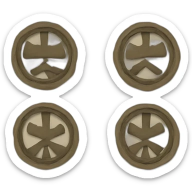 symbol that the germans used to use ww2 sticker