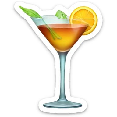 Cocktail Glass sticker