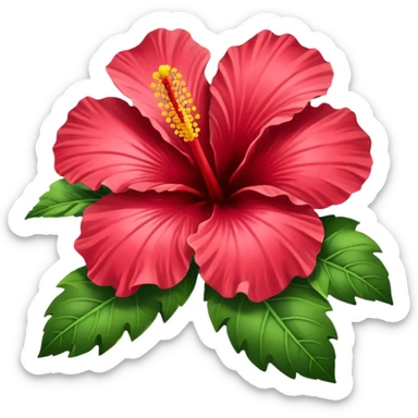Hibiscus sticker