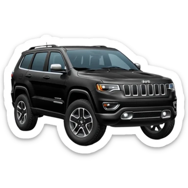 2023 Jeep black color Jeep emoji suv sticker