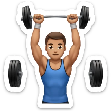 Weightlifting sticker