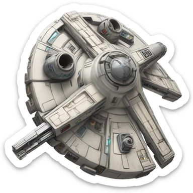 Millenium falcon keys sticker