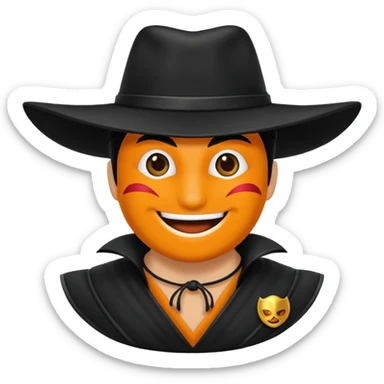 Diseña un Zorro saludando  sticker