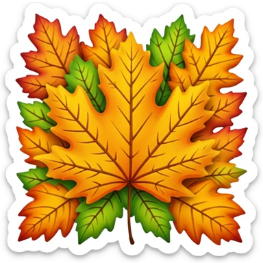Fall sticker