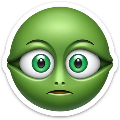 Ovni con un marciano  sticker