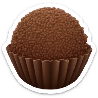 Brigadeiro brazilian little ball candy sticker