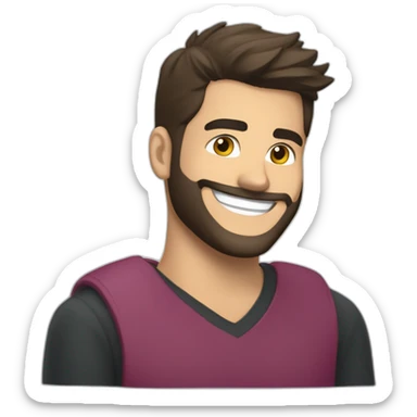 Sergio Alejandro Villanueva Muñoz smiling sticker