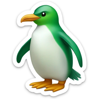 green penguin sticker