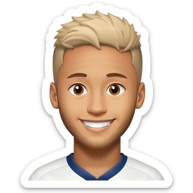 retrato de neymar jr sticker