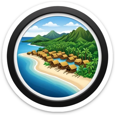 The province in Papua New Guinea called Manus sticker